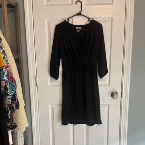 Old Navy Black Long Sleeve Dress